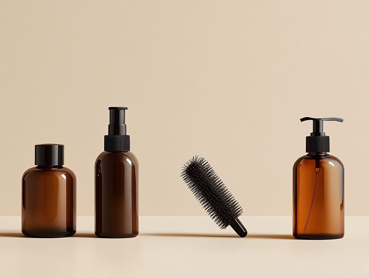 What are hair fibres and topical sprays used for?